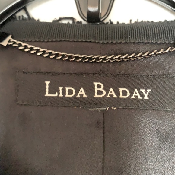 Design blazer jacket from Linda Baday size 6 , black colour. - Picture 4 of 5